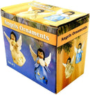 Porcelain African American Angel Christmas Tree Ornaments