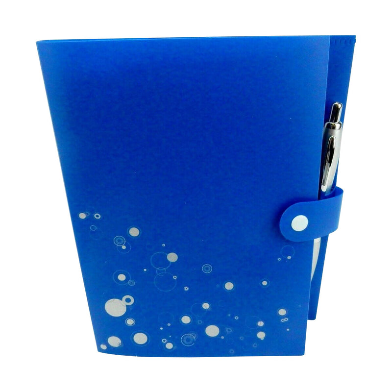 Small 6.25"W x 8"H Plastic Hardcover Notebook
