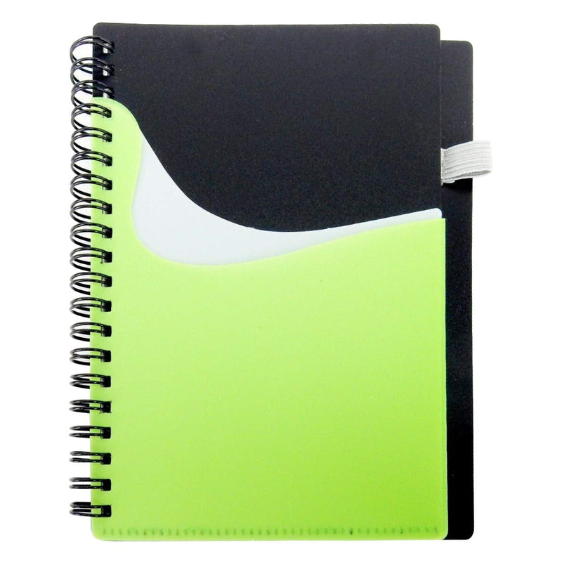 Spiral Notebook With Slip Pocket Cover