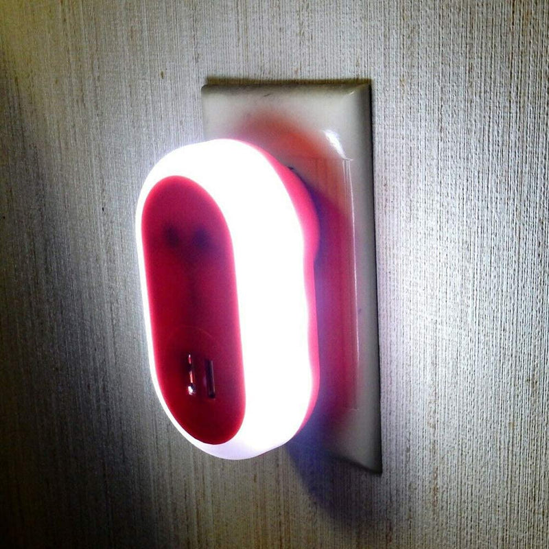 LED Night Light USB Wall Charger