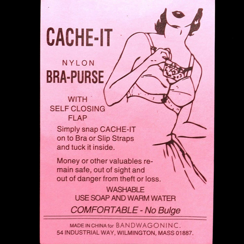 Cache-It Lace Secret Bra Pouch