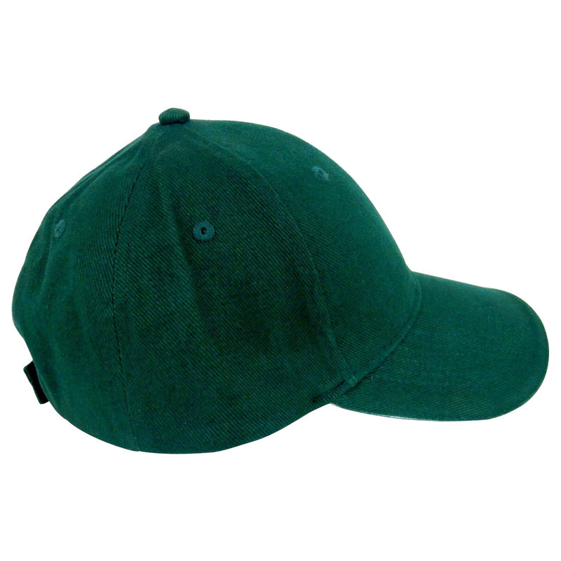 Hunter Green Ball Cap Hat Brushed Twill
