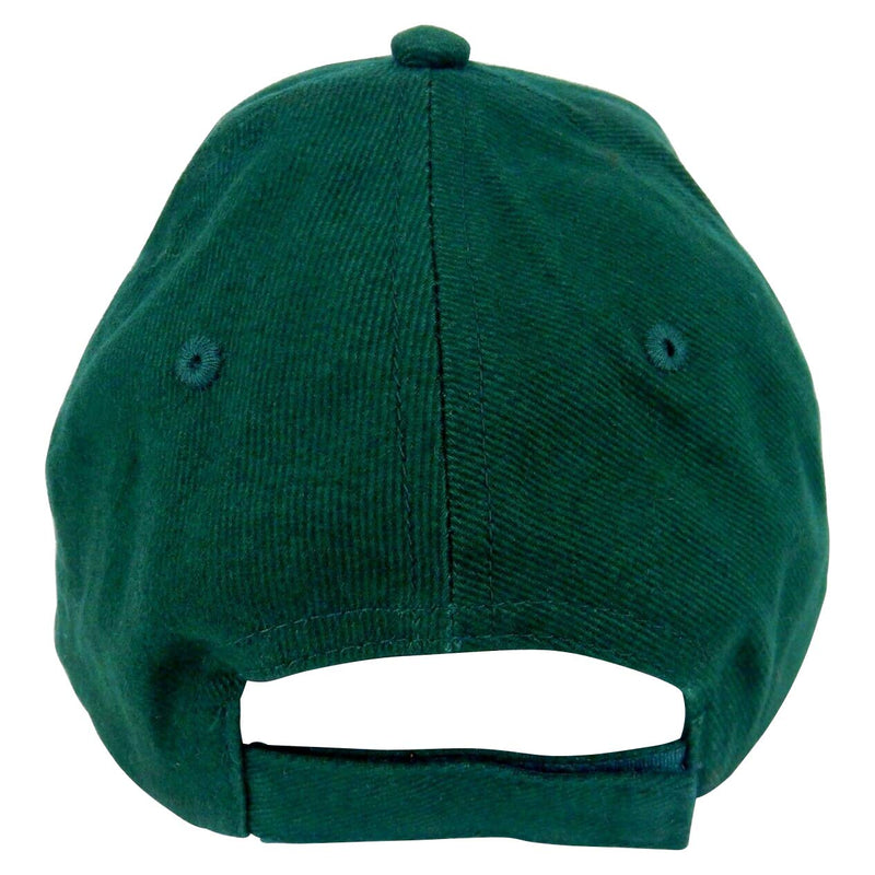 Hunter Green Ball Cap Hat Brushed Twill