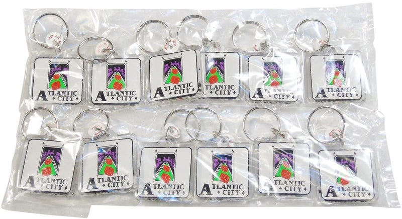 USA Atlantic City Souvenir Keychain