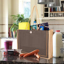 Jute Tote - Coffee Brown