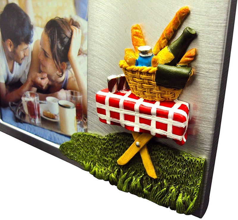 3D Decorative Picnic Art Attractive Aluminum Photo Frame