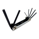 Folding Hex Wrench Key Set, 7-Pieces.