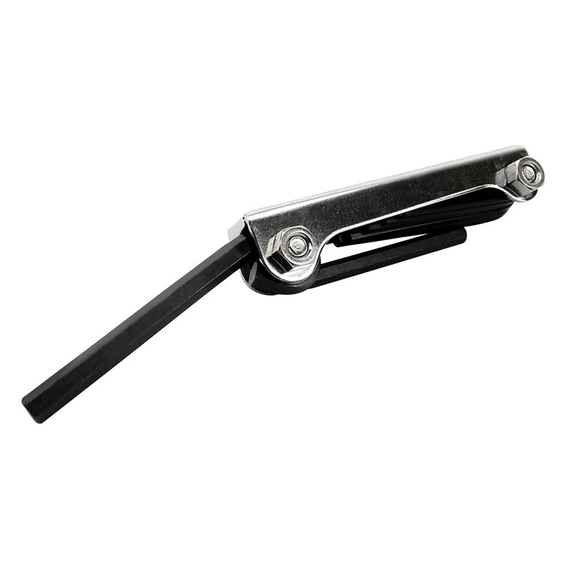 Folding Hex Wrench Key Set, 7-Pieces.