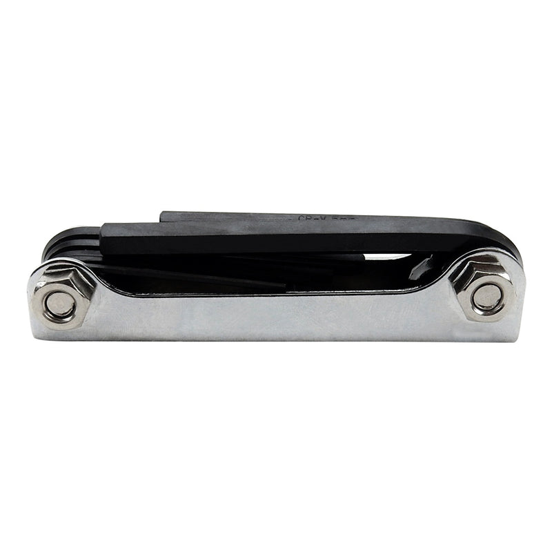Folding Hex Wrench Key Set, 7-Pieces.