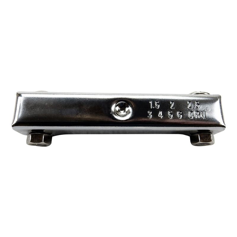 Folding Hex Wrench Key Set, 7-Pieces.