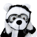 Plush White Aviator Bear