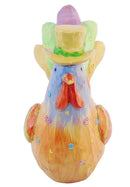 Colorful Hand Painted Pair of Rooster