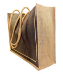 Jute Tote - Coffee Brown