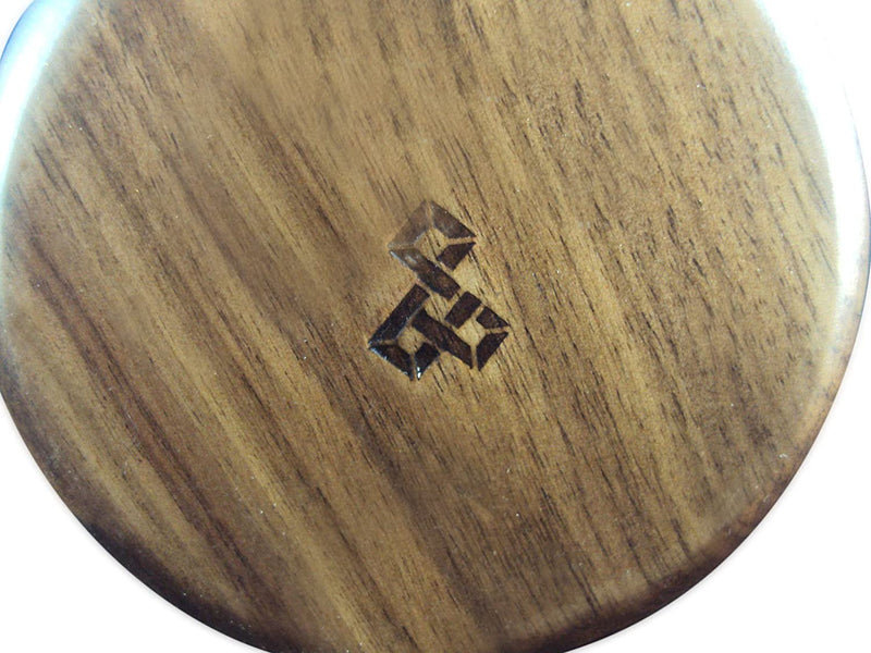 Wooden Round Shape Paper Weight, Gift Box