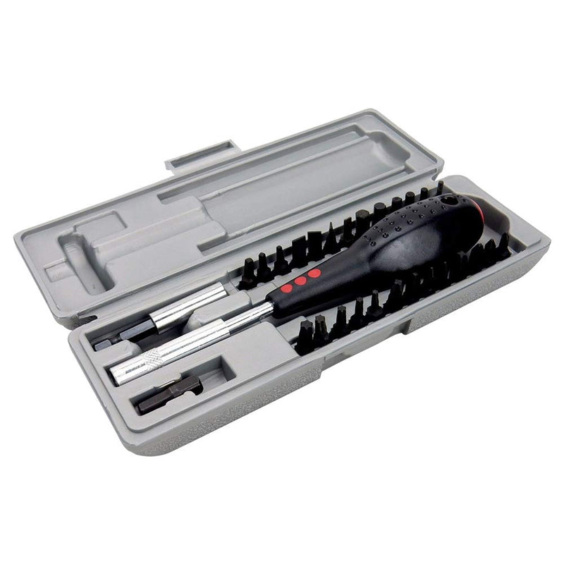 Morris Ergonomic Cushion Grip Screwdriver and Magnetic Bit Set, 29 Piece