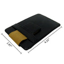 Black Leather Business Card Holder/Dispenser