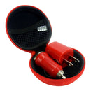 AC-DC USB Adapter Set with Zippered Case