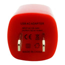 AC-DC USB Adapter Set with Zippered Case
