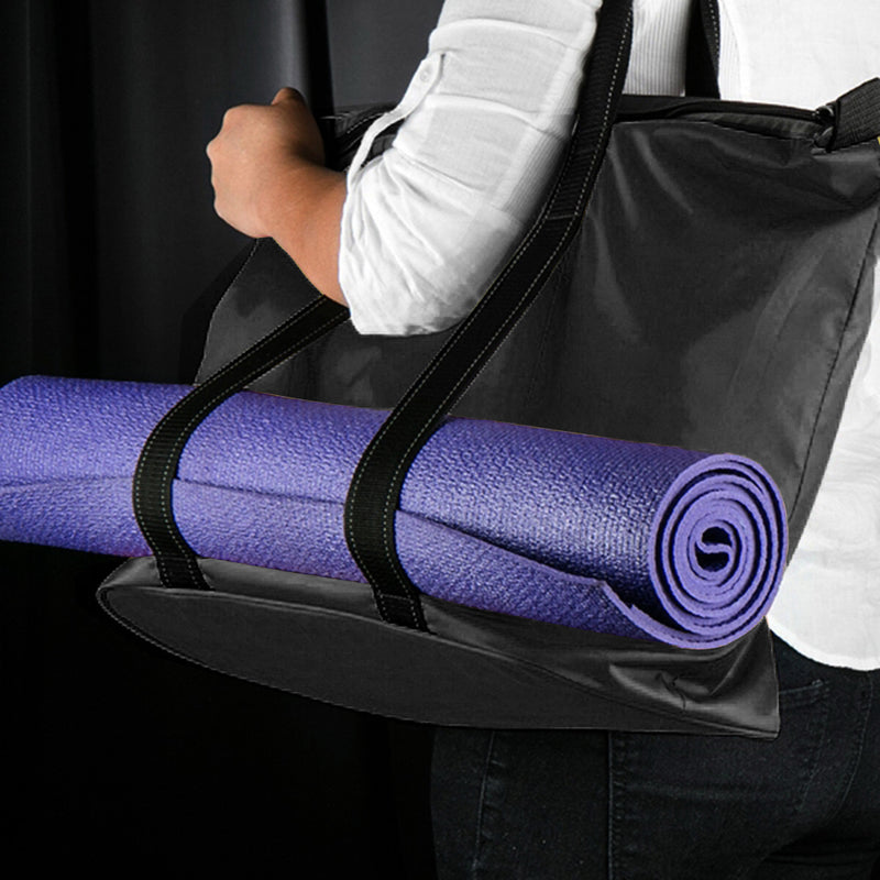 Microfiber Yoga Mat Bag With Detachable Accessory Pouch