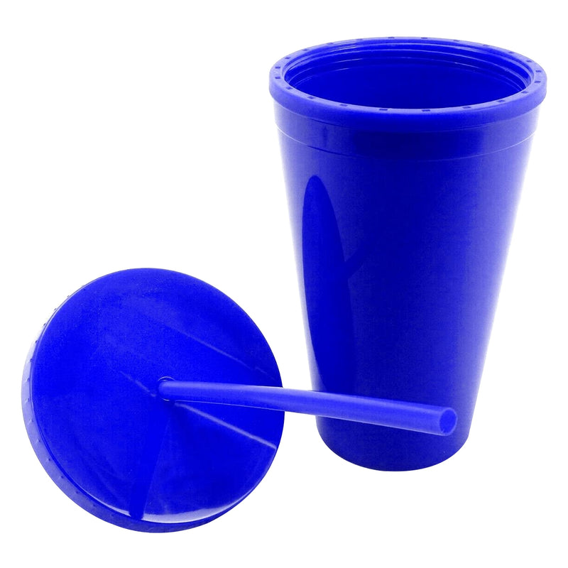 16 Oz Acrylic Tumblers With Lids And Straws