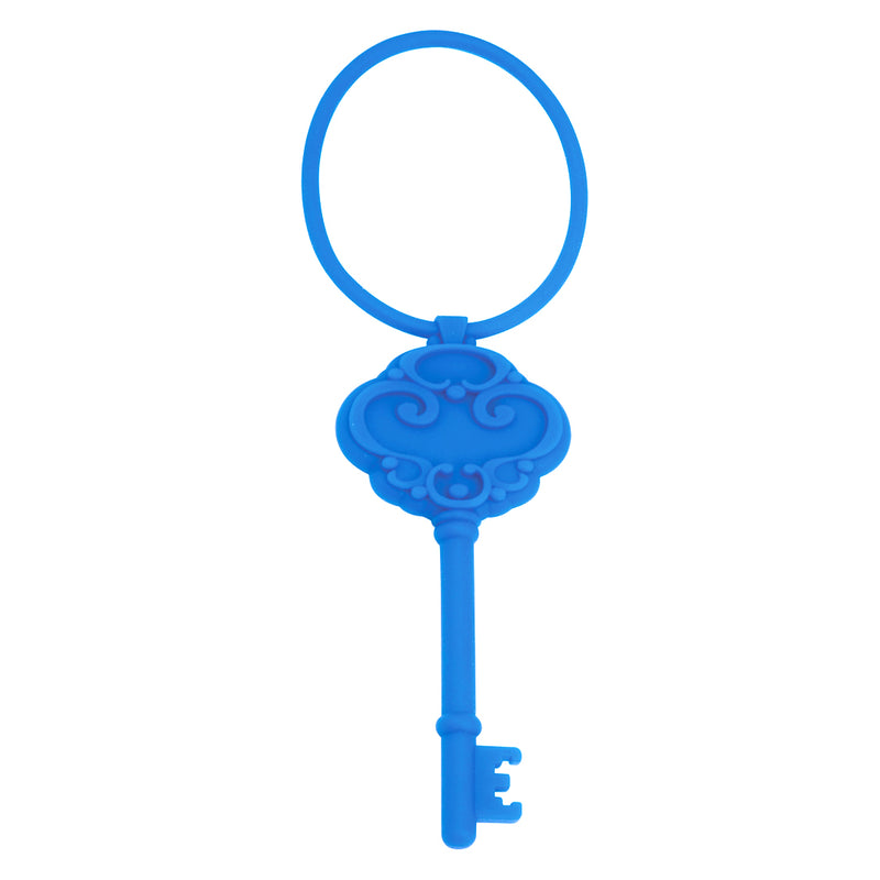 Antique Skeleton Key Shape Silicone Luggage Tag