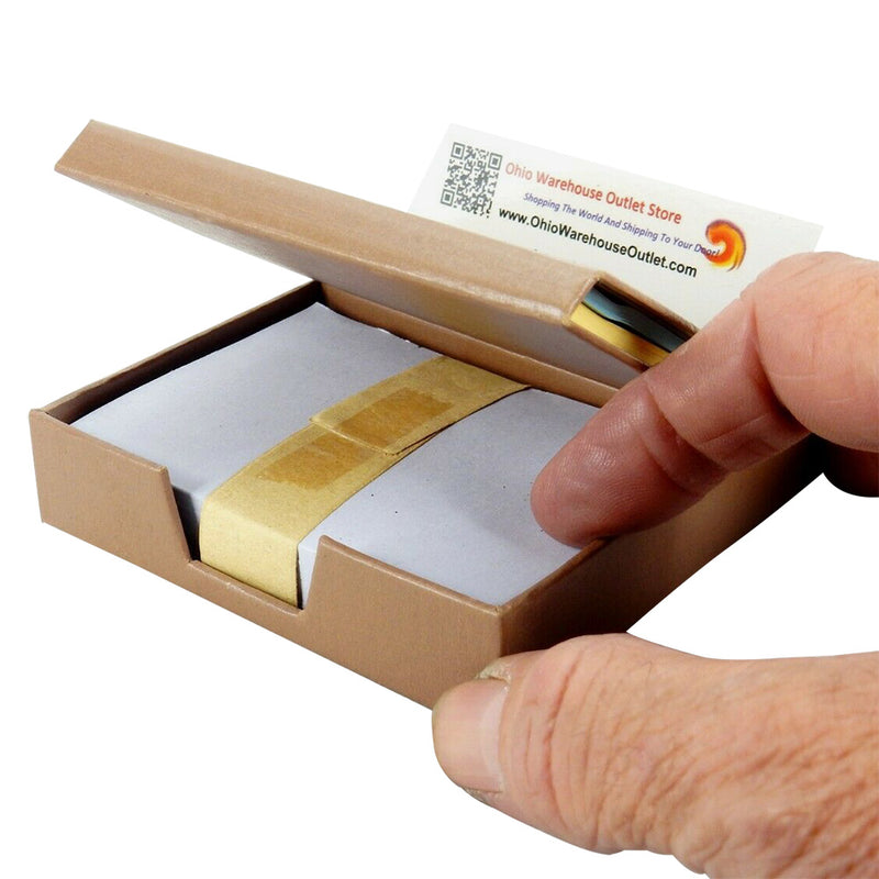 Business Card Holder with Sticky Notes and Scratch Paper