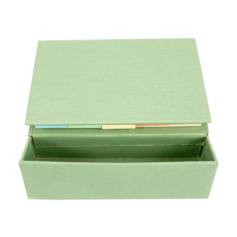 Business Card Holder with Sticky Notes and Scratch Paper