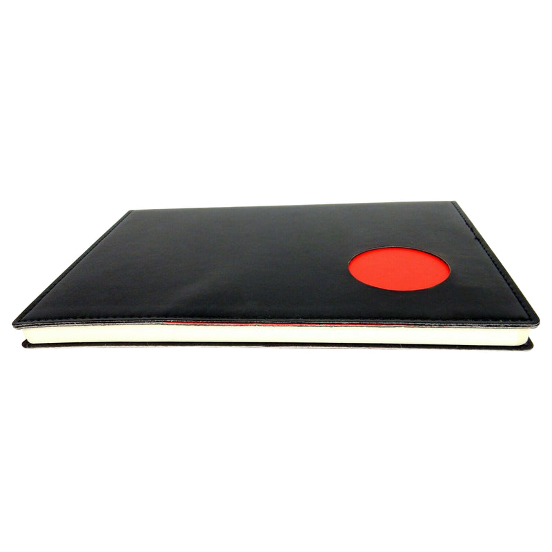 80 Page Hardcover Notebook with Slide Pocket