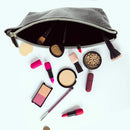 Kingsley Faux Leather Cosmetic Bag