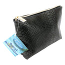 Kingsley Faux Leather Cosmetic Bag