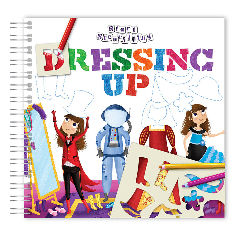 Stencil Book of Dress Up