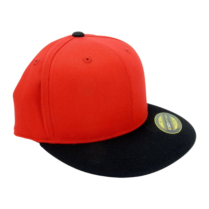 6 Panel Flat Bill Cap