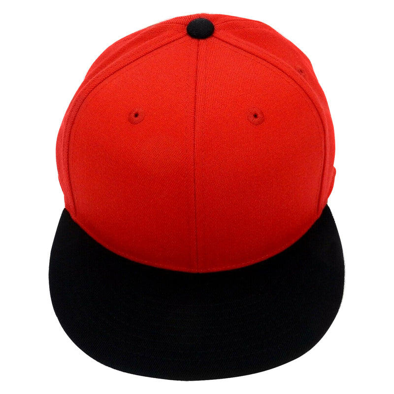 6 Panel Flat Bill Cap