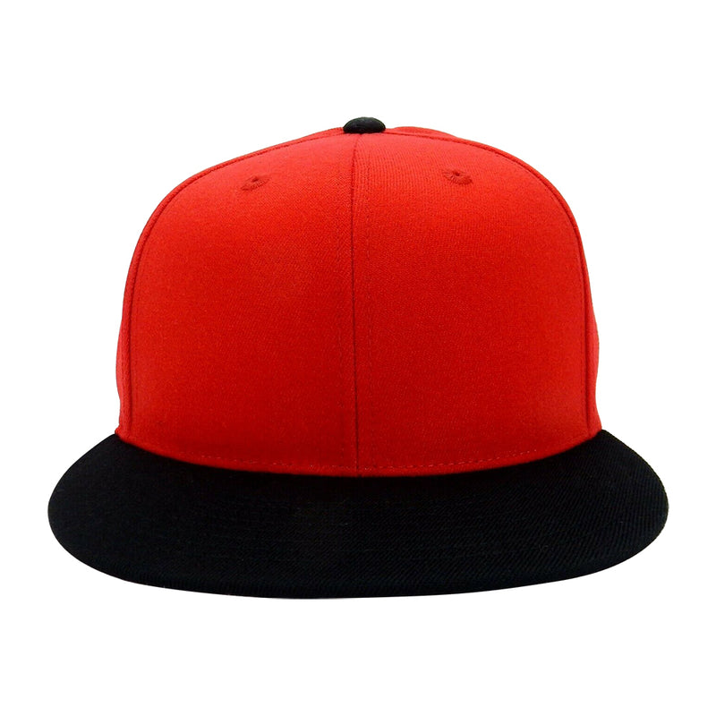 6 Panel Flat Bill Cap