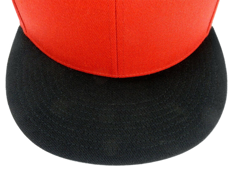 6 Panel Flat Bill Cap
