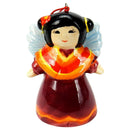 Joy Angel Bell Ornaments, Girls in Dresses with Shoe Clappers