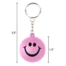 Smiley Face Gum Ball Stress Relief Keychain