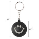 Smiley Face Gum Ball Stress Relief Keychain