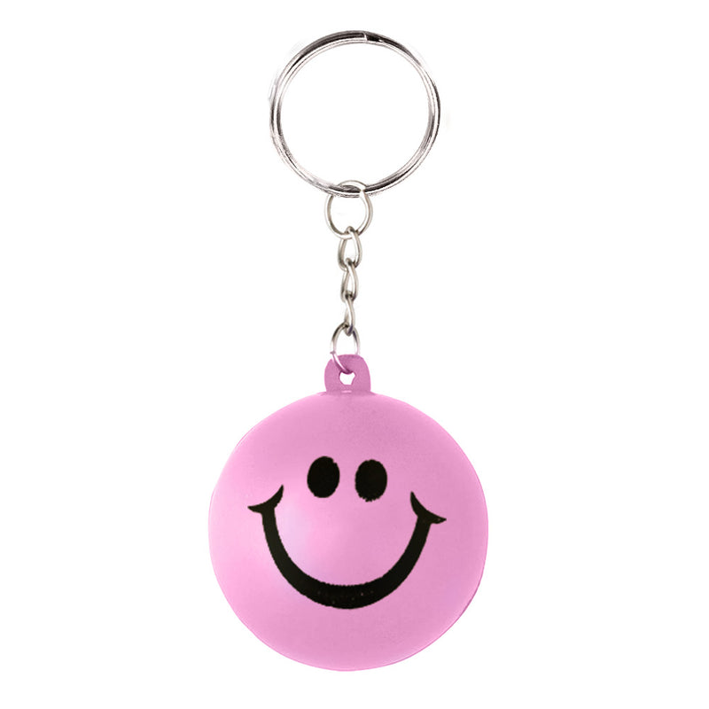 Smiley discount ball keychain