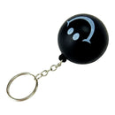 Smiley Face Gum Ball Stress Relief Keychain