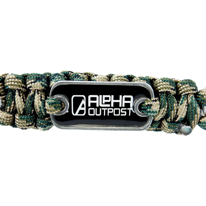 Alpha Outpost Paracord Keychain with Carabiner