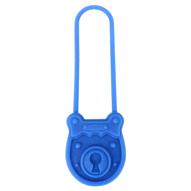 Antique Padlock Shape Silicone Luggage Tag