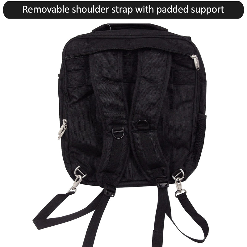 Large Vertical 4-Way Messenger Bag/Backpack