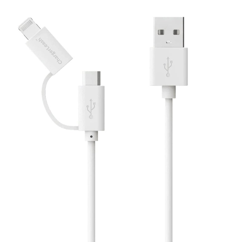 2-in-1 Micro USB and Lightning Cable