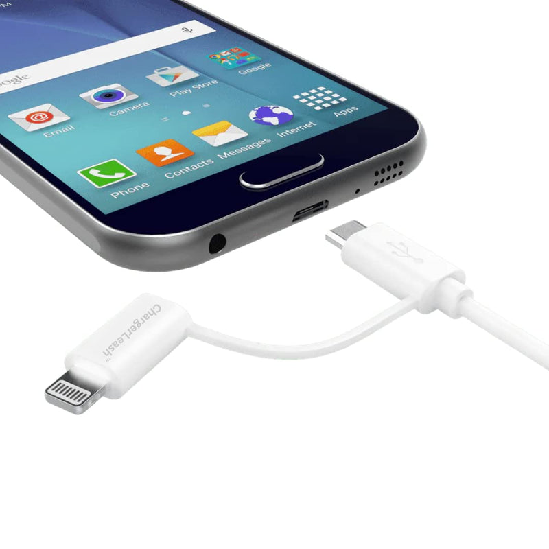 2-in-1 Micro USB and Lightning Cable