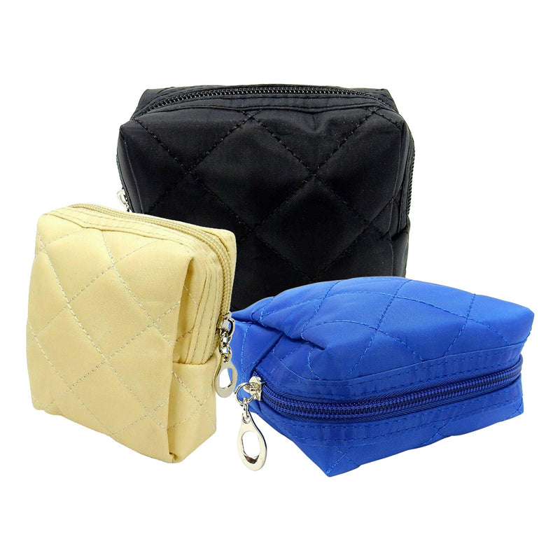 Kingsley Quilted Cosmetic Bag