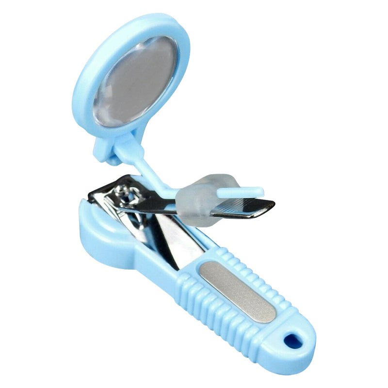 Nail Clipper Magnifying Glass Catch Tray