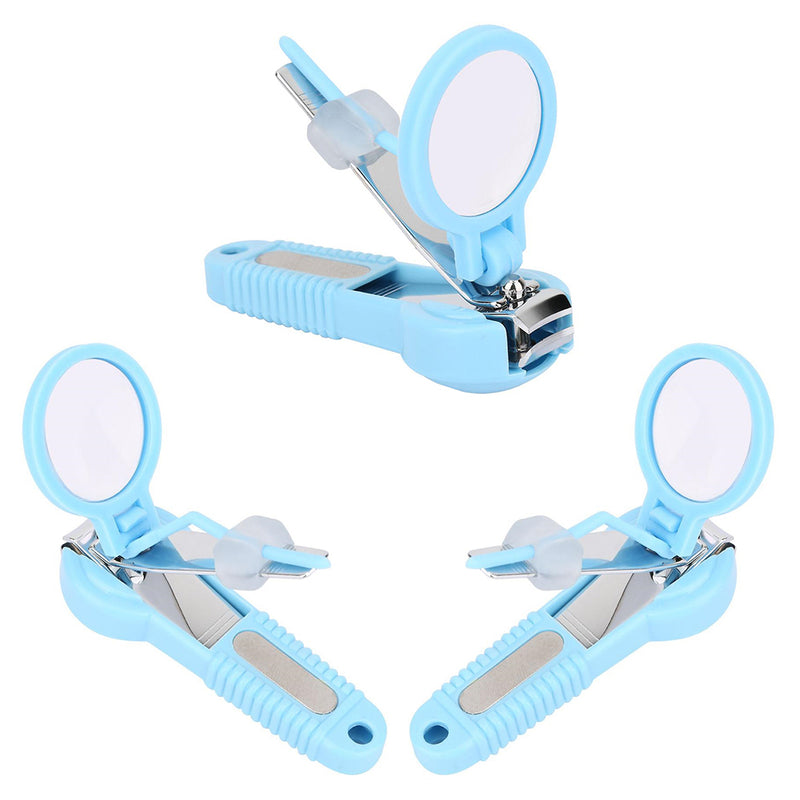 Nail Clipper Magnifying Glass Catch Tray