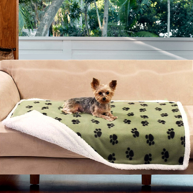 Paw Print Blanket for Dog