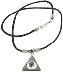 Pyramid Eye Cord Necklace